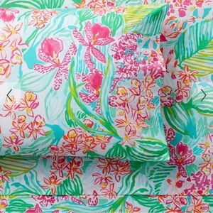 Lilly Pulitzer Orchid Top Sheet XL Twin